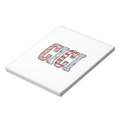 Bloc-note Conception de chemise vectorielle de nom CICI patr (Tourné)