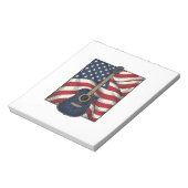 Bloc-note Conception de chemise vectorielle drapeau patrioti (Tourné)