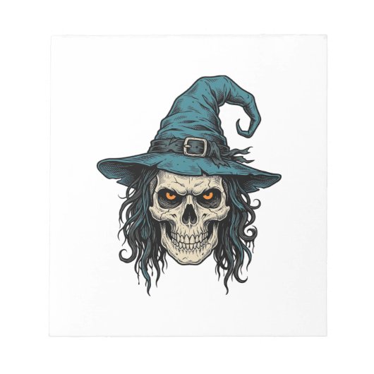 Bloc-note Conception de chemise vectorielle Halloween crâne  (Devant)