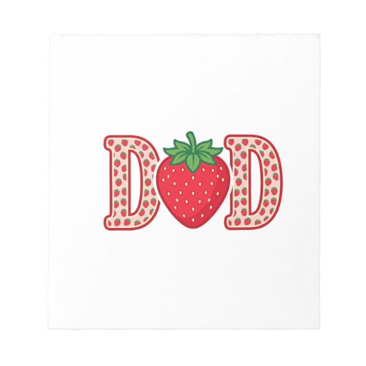 Bloc-note Conception de chemise vectorielle lettrage fraise (Devant)