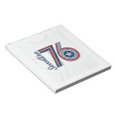 Bloc-note Conception de chemise vectorielle patriotique Seve (Incliné)