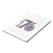 Bloc-note Conception de chemise vectorielle patriotique Seve (Tourné)