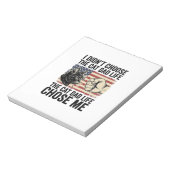 Bloc-note Conception de chemise vectorielle patriotique Vint (Tourné)
