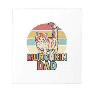 Bloc-note Conception de chemise vectorielle pour papa Munchk