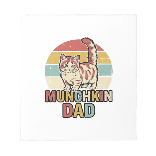 Bloc-note Conception de chemise vectorielle pour papa Munchk (Devant)