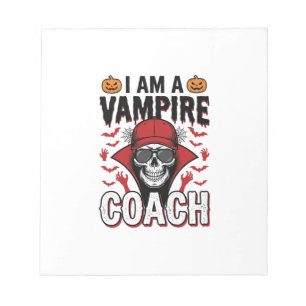 Bloc-note Conception de chemise vintage crâne Halloween Coac