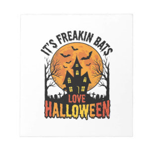 Bloc-note Conception de chemise vintage Freakin Bats Love Ha