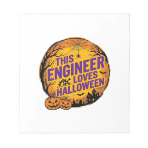 Bloc-note Conception de citrouille vintage Halloween aime l'