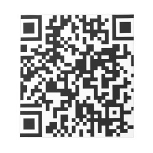 Bloc-note conception de code QR