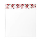 Bloc-note Conception de couleurs de cartes (Devant)
