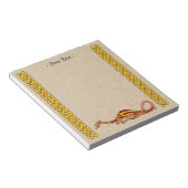 Bloc-note Conception de dragon médiéval 2015 (Incliné)