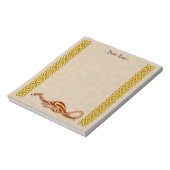 Bloc-note Conception de dragon médiéval 2015 (Tourné)