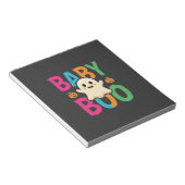 Bloc-note Conception de fantôme Halloween Baby Boo_1 (Incliné)