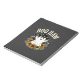 Bloc-note Conception de fantôme Halloween Western Boo Haw (Tourné)