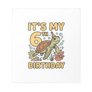 Bloc-note Conception de gravure vintage tortue marine 6ème a