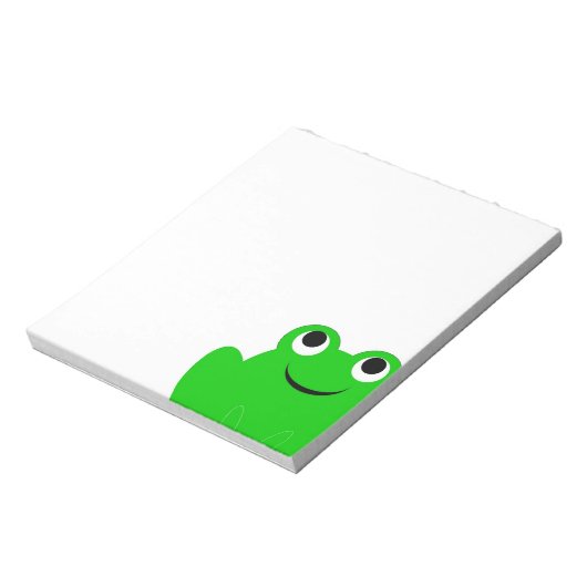 Bloc-note Conception de grenouille (Tourné)