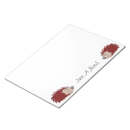 Bloc-note Conception de hérisson (Incliné)