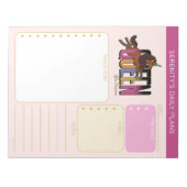 Bloc-note Conception de la Reine Licorne Afro (Devant)