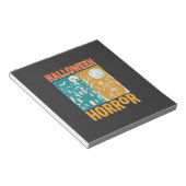 Bloc-note Conception de maison hantée Halloween Moon Skeleto (Incliné)