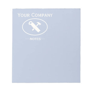 Bloc-note Conception de marteau et de scie