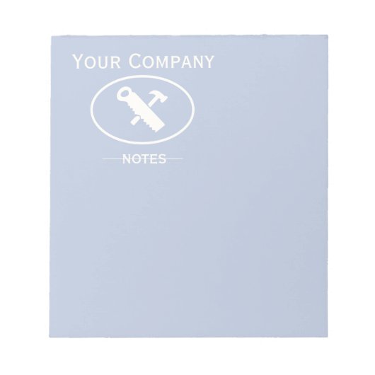 Bloc-note Conception de marteau et de scie (Devant)