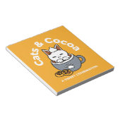 Bloc-note Conception de Mug de vacances avec Cosy Cat et Paw (Incliné)