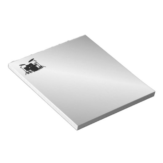 Bloc-note Conception de musique à tambour (Incliné)