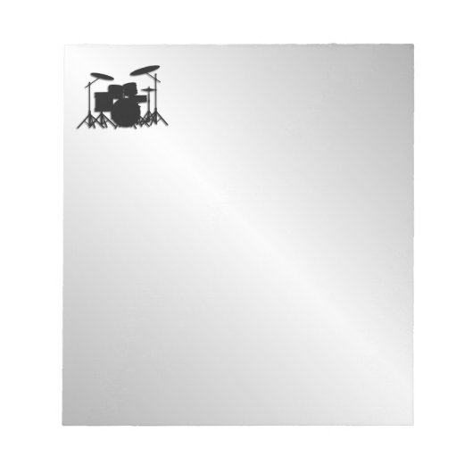 Bloc-note Conception de musique à tambour (Devant)