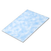 Bloc-note Conception de nuages bleus et blancs (Incliné)