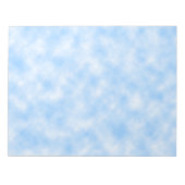 Bloc-note Conception de nuages bleus et blancs (Devant)