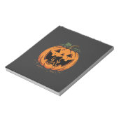 Bloc-note Conception de silhouette de citrouille Halloween B (Tourné)