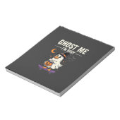 Bloc-note Conception de skateboard Canard Fantôme Halloween_ (Tourné)