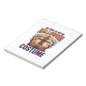 Bloc-note Conception de T-shirt de sorcière de citrouille de (Tourné)