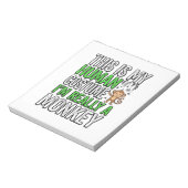 Bloc-note Conception de T-shirt Halloween Costume Humain Sin (Tourné)
