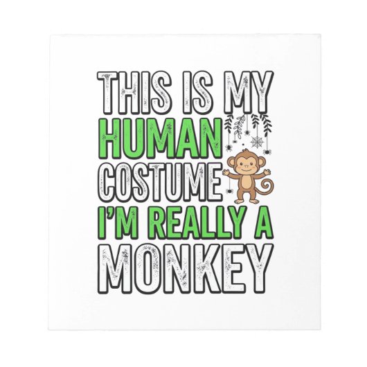 Bloc-note Conception de T-shirt Halloween Costume Humain Sin (Devant)