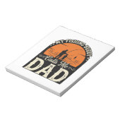 Bloc-note Conception de T-shirt pour papa, compagnon de pêch (Tourné)