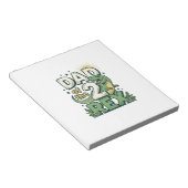 Bloc-note Conception de t-shirt pour papa du 2 Rex dinosaure (Incliné)