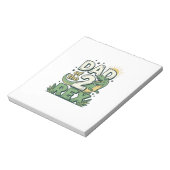 Bloc-note Conception de t-shirt pour papa du 2 Rex dinosaure (Tourné)