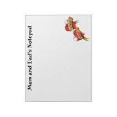 Bloc-note Conception de tatouage bannière traditionnelle Mam (Tourné)