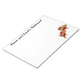 Bloc-note Conception de tatouage bannière traditionnelle Mam (Incliné)