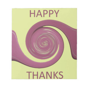 Bloc-note Conception de texte artistique pour un joyeux Than