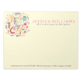 Bloc-note Conception de texte de couronne de Noël rétro colo (Devant)