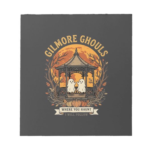 Bloc-note Conception de tonnelle fantôme Halloween Gilmore G (Devant)
