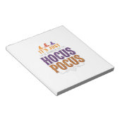 Bloc-note Conception de typographie Halloween Hocus Pocus vi (Incliné)