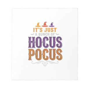 Bloc-note Conception de typographie Halloween Hocus Pocus vi