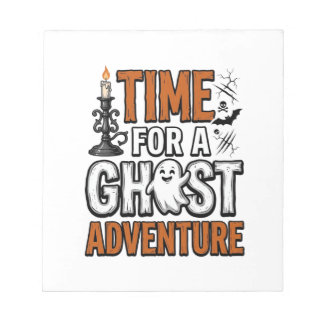 Bloc-note Conception de typographie vintage Halloween Ghost