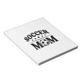 Bloc-note Conception de vecteur de chemise de maman de footb (Incliné)