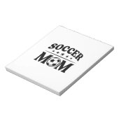 Bloc-note Conception de vecteur de chemise de maman de footb (Tourné)