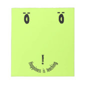 Bloc-note Conception du visage de la note de l'enseignant (Devant)