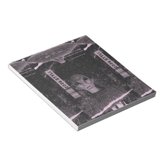 Bloc-note Conception d'UFO (Incliné)